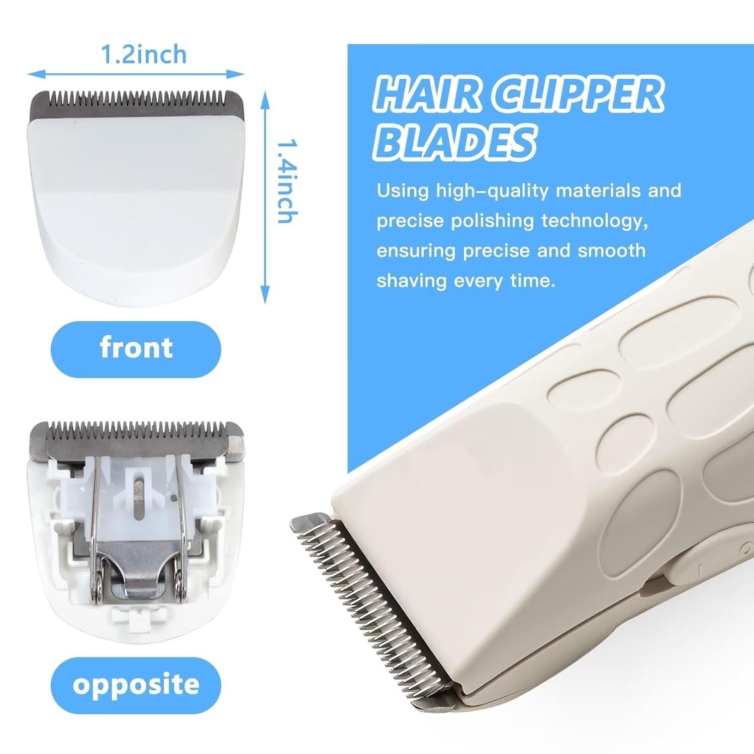 2024 Upgraded Clipper Replacement Blade, Snap-On Replacement Blade for Wahl Prof