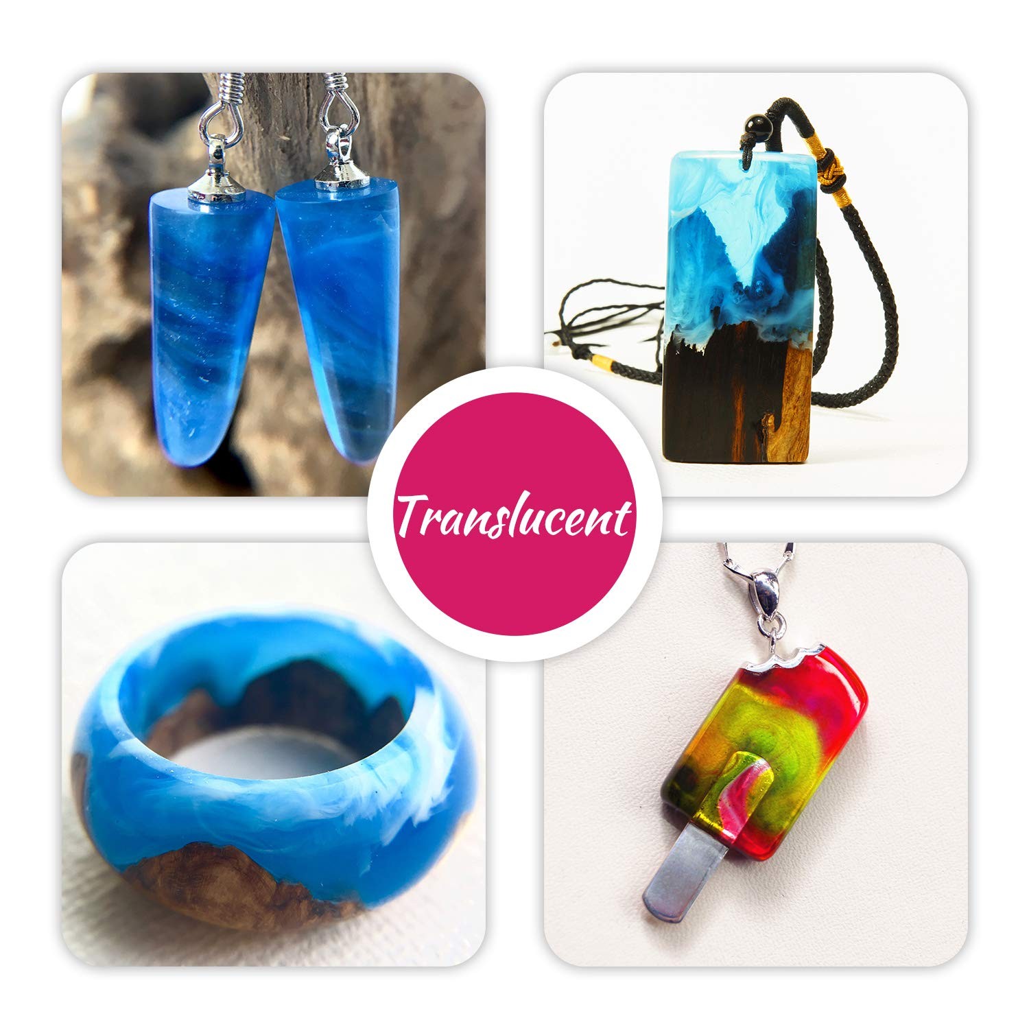 Epoxy Resin Pigment 18 Colors UV Resin Dye Liquid Transparent Epoxy Resin Kit