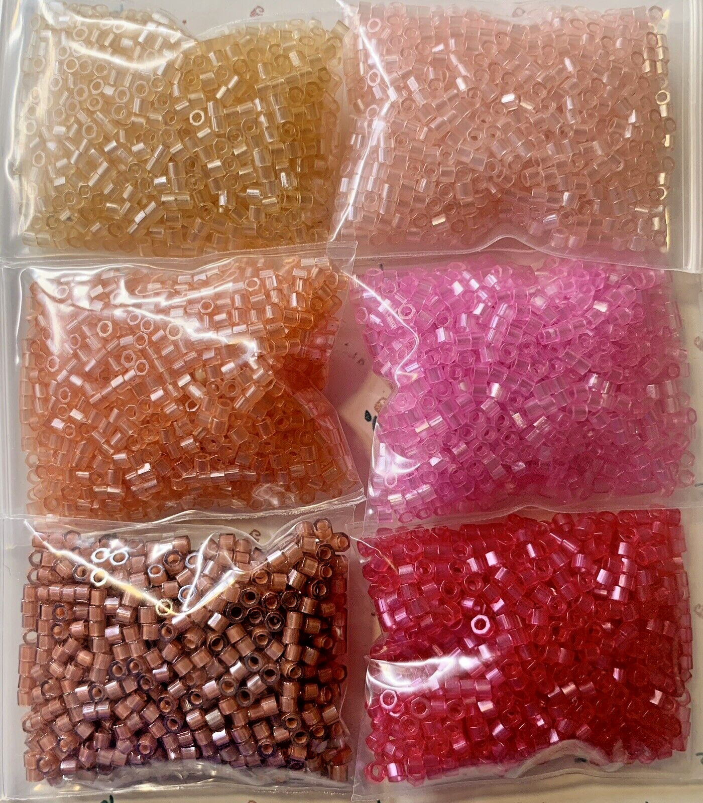 Wholesale 4Oz/114G Delica Beads Bulk Lot Gold & Silver Mixed 2.0-2.3mm Diameter