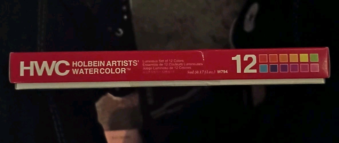 Holbein HWC Artists Watercolor Set 5ml W794 – Set Of 12 Colors