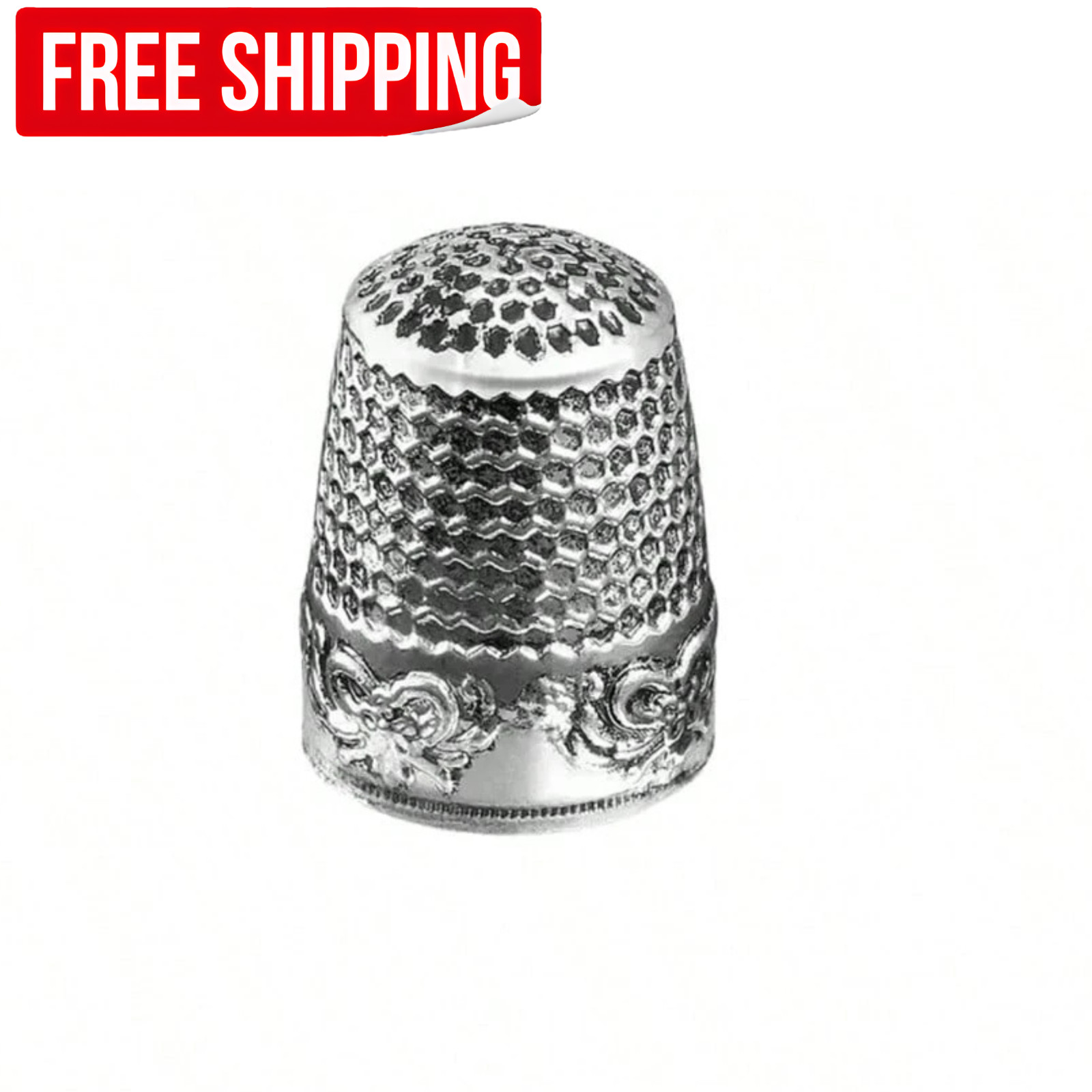 1PC Metal Sewing Thimble Finger Protector Hand Stitching Quilting Sewing Tool US