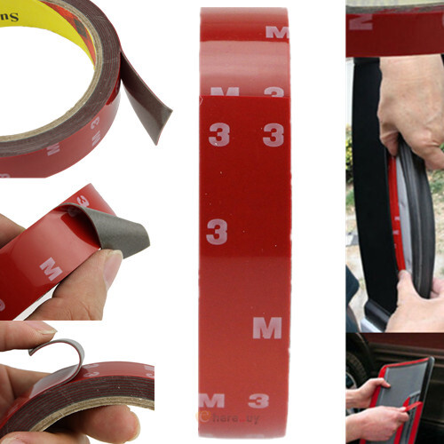 3M Double-Sided Tape 10mmx3mx1.1mm for Car Spoiler Mounting