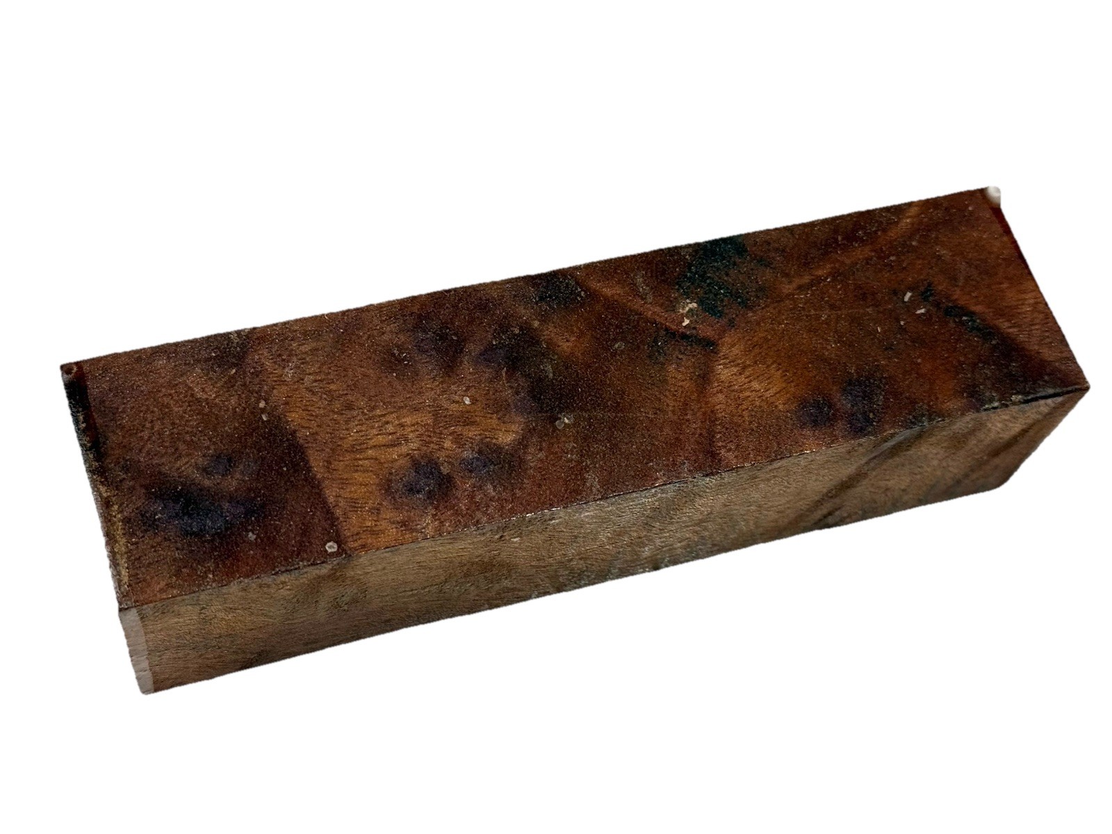 Camphor burl wood turning blank 1-9/16″ x 1-9/16” x 6″ (d32) dried
