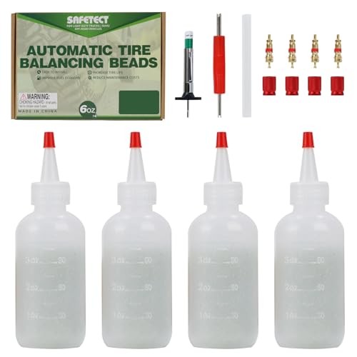 Tire Balance Beads for Motorcycle Wheel Balancing Beads for Trucks 6 oz x 4