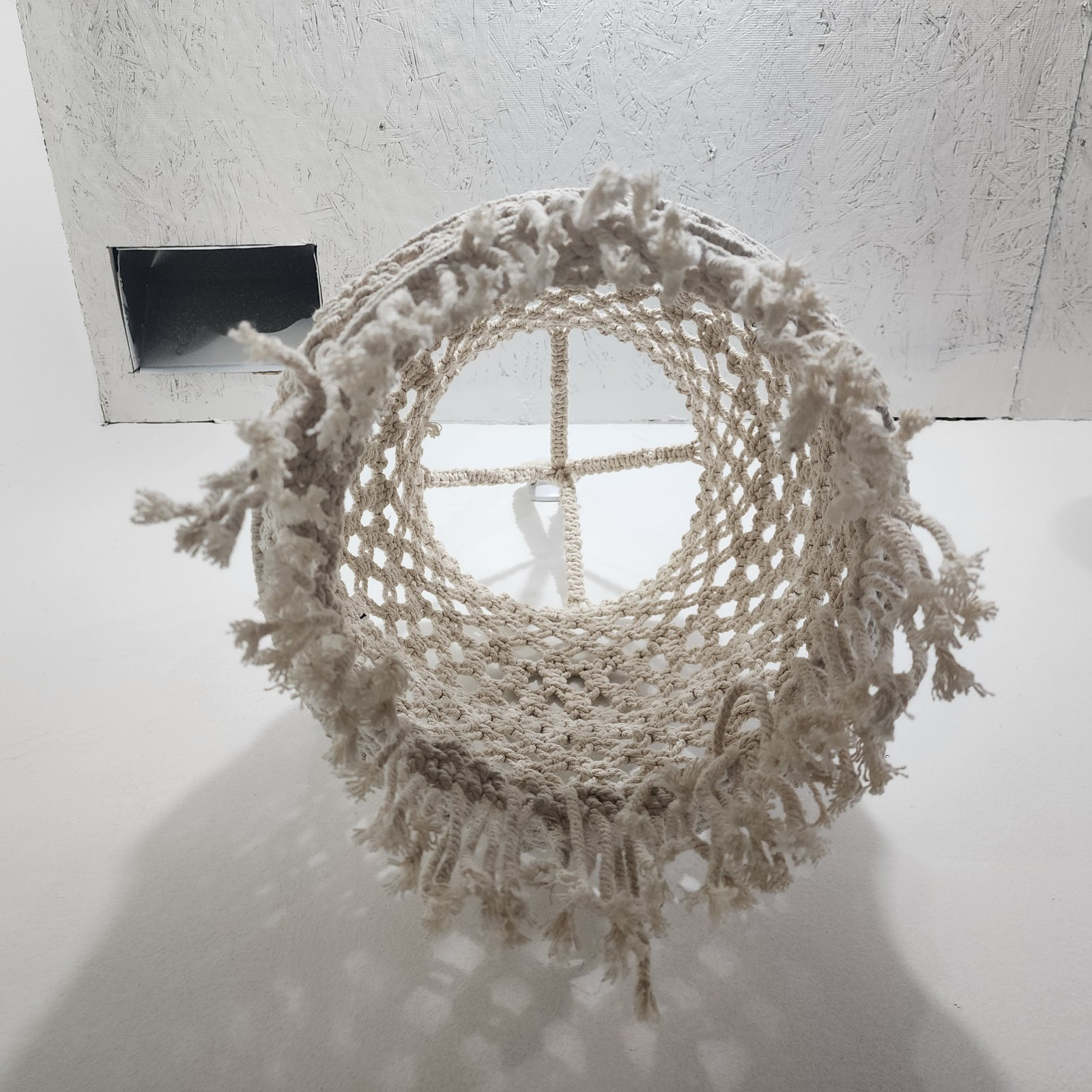 Macrame World Modern Handmade 6 pcs Rings Pendant Light Cover Shade Natural Boho
