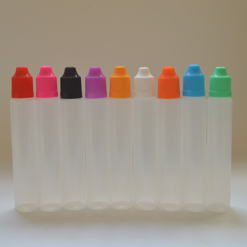 10-Piece Translucent Eyedrops Bottle, 30Ml/60Ml Glue Bottle, with 2 Mini Funnels