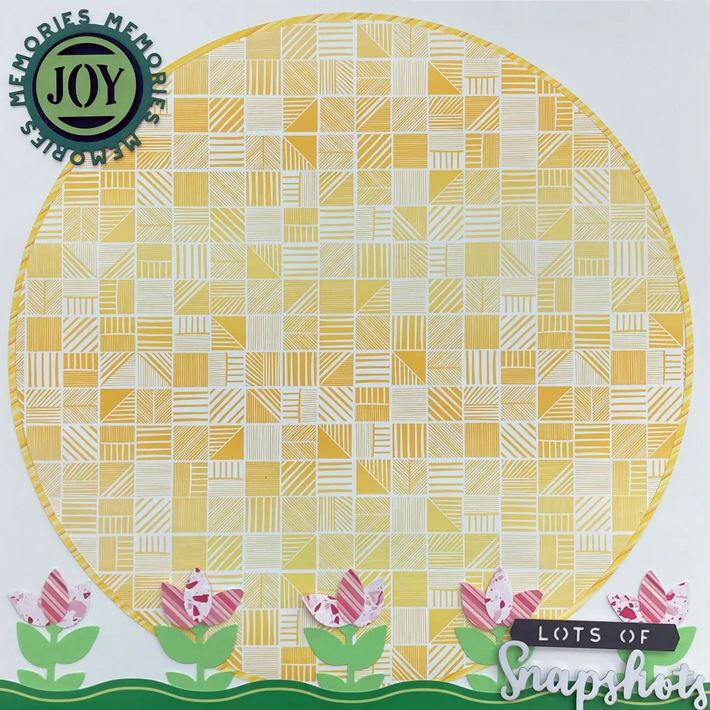 Creative Memories Jumbo Circle Custom Cutting System Pattern (CCS) NIP