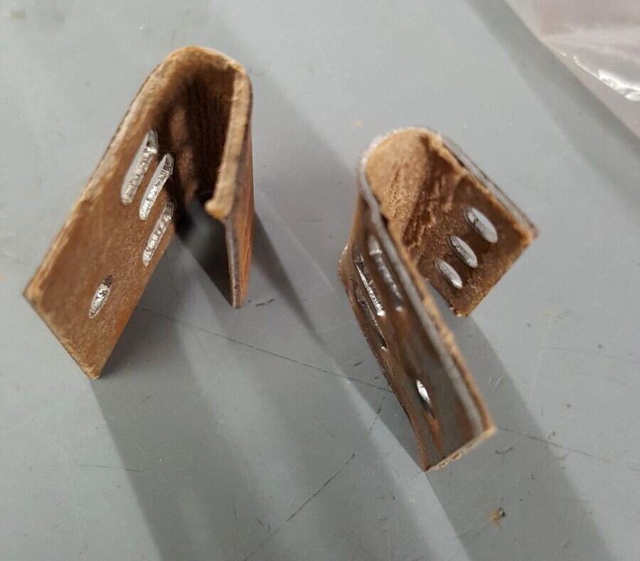 COUCH SOFA RECLINER FURNITRE REPAIR SPRING CLIP LOT 12 VTG PAPER LINED NO SQUEAK