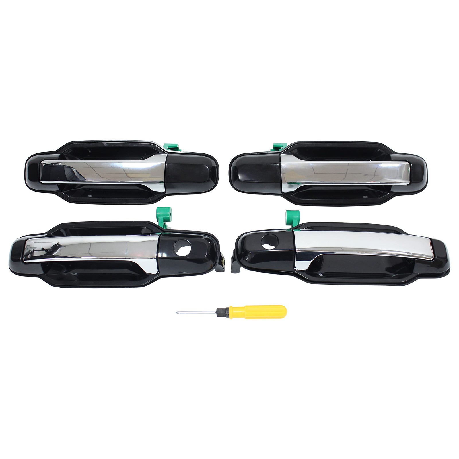 Exterior Door Handles for Kia Sorento 2003-2009 Outer Front Rear Left Black