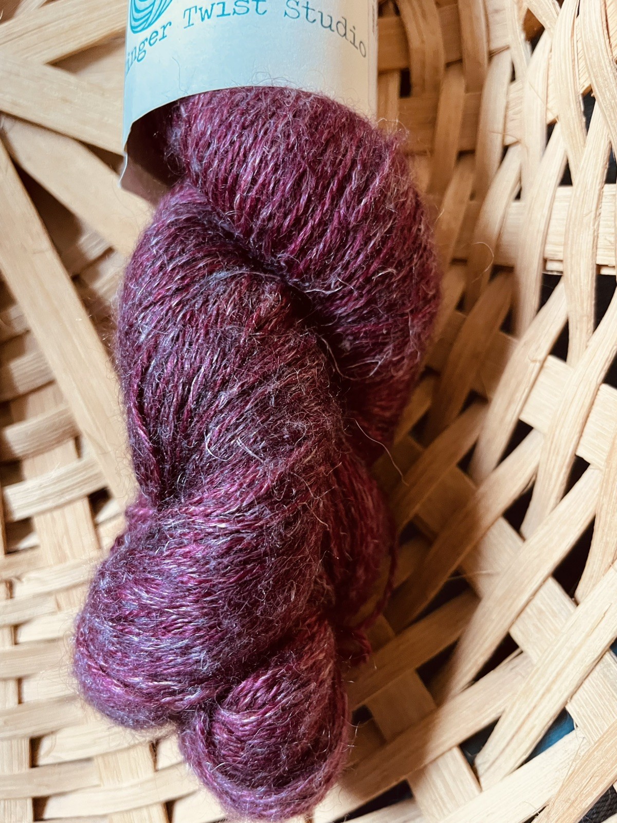 Ginger Twist Studio Sweet Flax 4ply Yarn- Baby Alpaca + Linen + Silk – 1 Hank