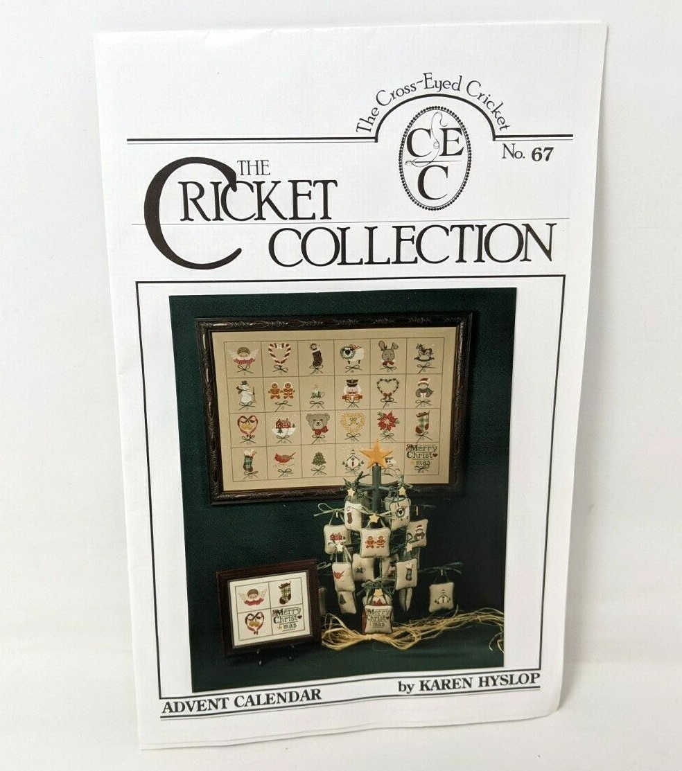 VTG Cricket Collection Advent Calendar 67 Karen Hyslop Cross Stitch Pattern SS21