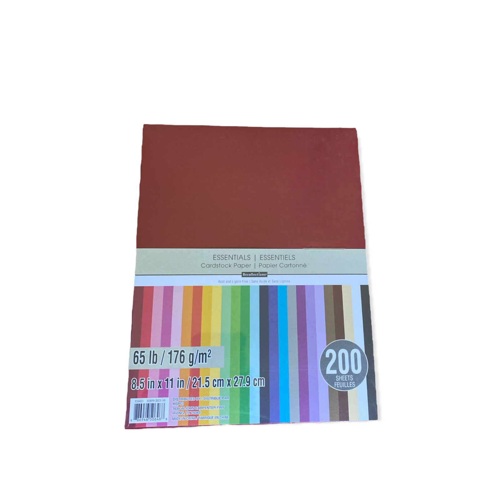 Recollections Cardstock Paper, Essentials 20 Colors – 200 Sheets 8-1/2 X 11