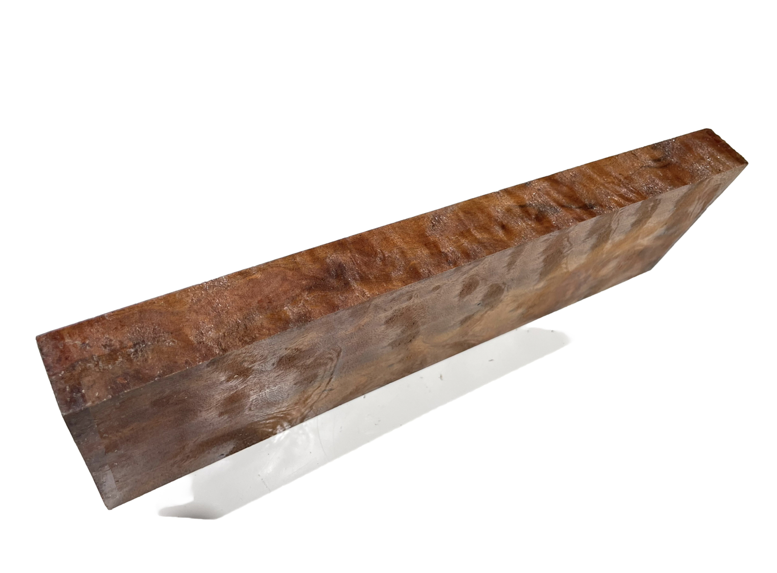 Camphor burl wood board 12-3/8″ x 3-1/2” x 1-1/16″ (k37) Dried – Small Billet