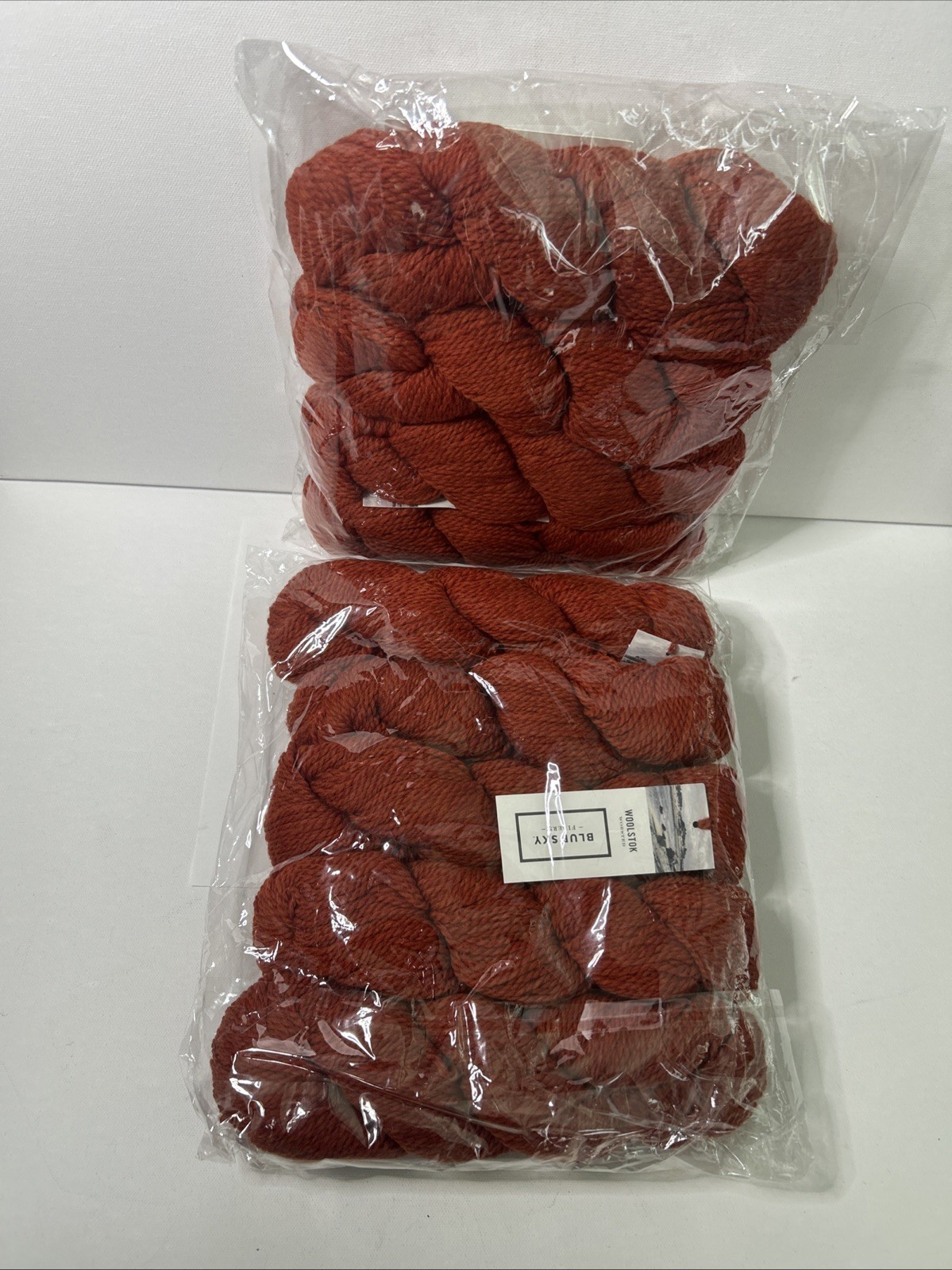 Blue Sky Fibers Yarn Lot Rusted Roof 1311 100% Fine Highland Wool 9 Hanks (MC1)