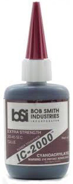 Bob Smith Industries BSI-117 Extra Strength Carbon & Rubber IC-2000 1/2oz Glue