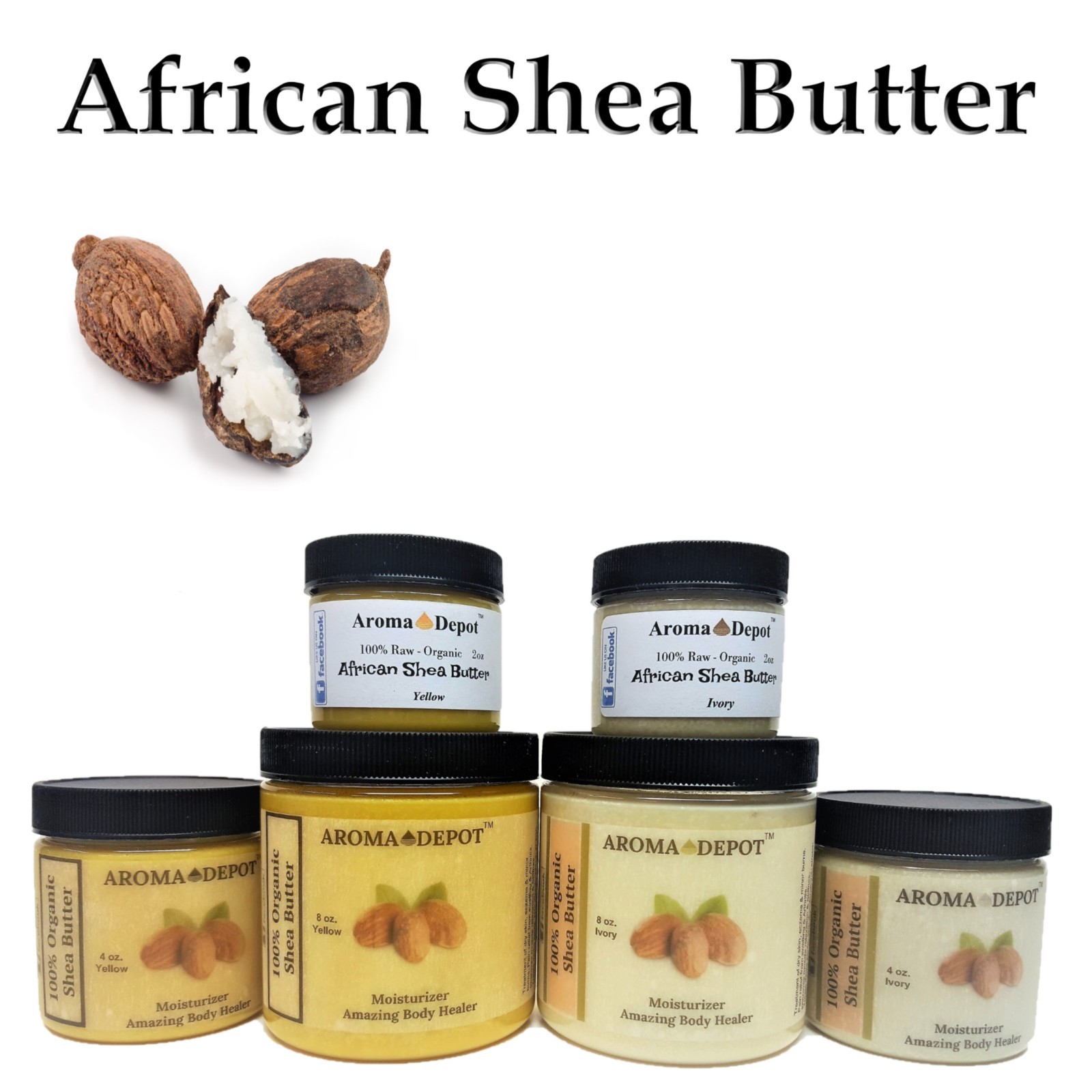 Raw African Shea Butter Bulk 100% Pure Unrefined Natural Body Butter From Ghana