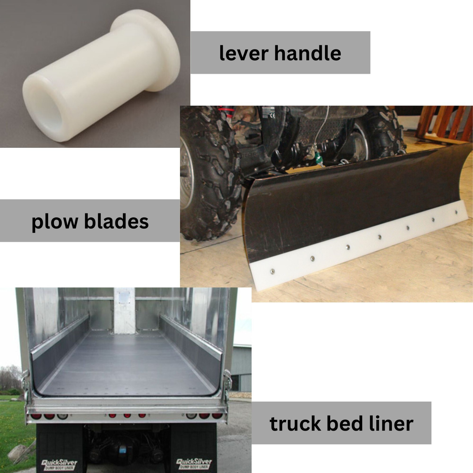 UHMW Polyethylene Plastic Sheet, Various Colors, Sizes, and Thicknesses