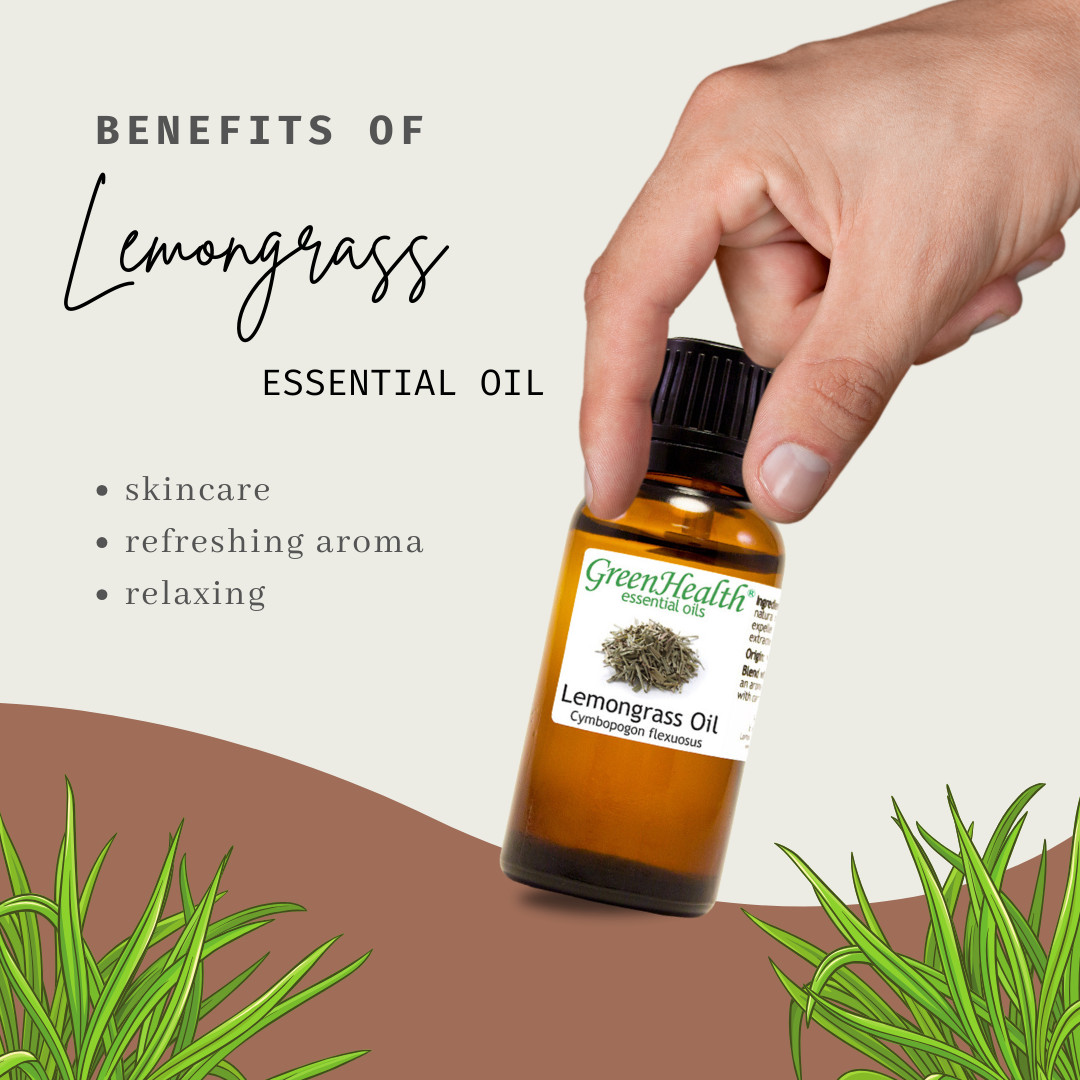 16 fl oz Lemongrass Essential Oil (100% Pure & Natural) in Aluminum Bottle