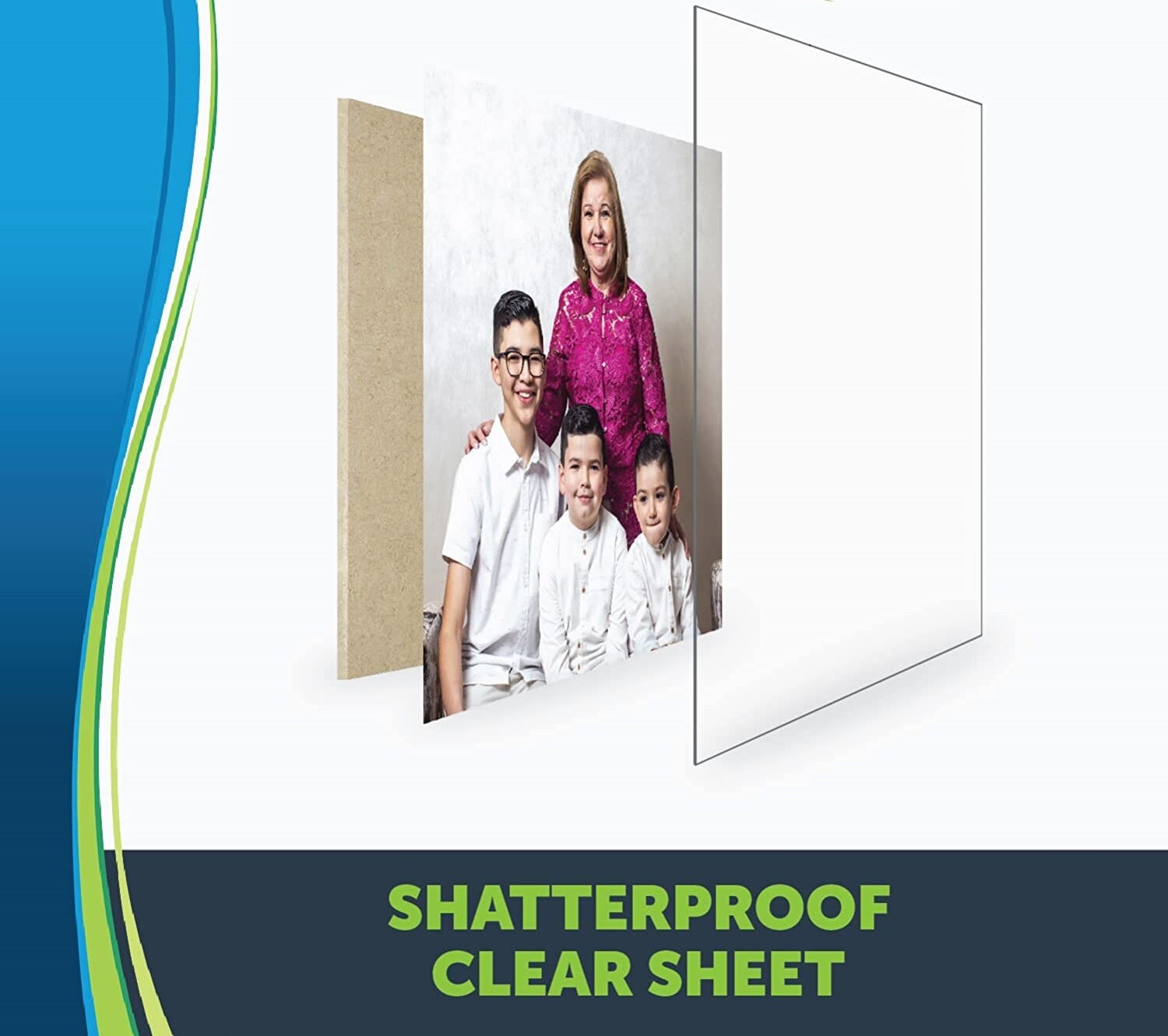 Lexan Polycarbonate 9034 Clear Plastic Unbreakable Film-Masked Replacement Sheet
