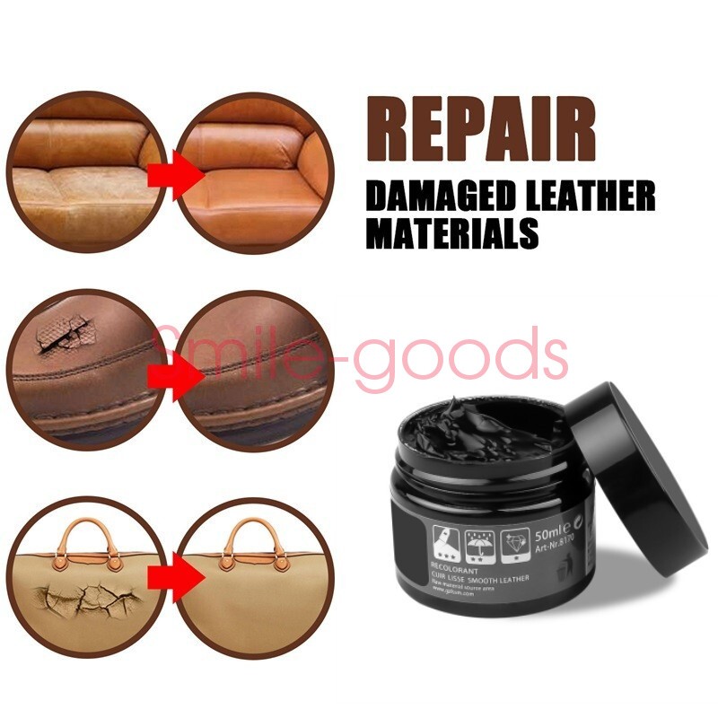 Leather Repair Filler Cream Kit Restore Sofa Car Seat Scratch Scuffs Hole Rip US