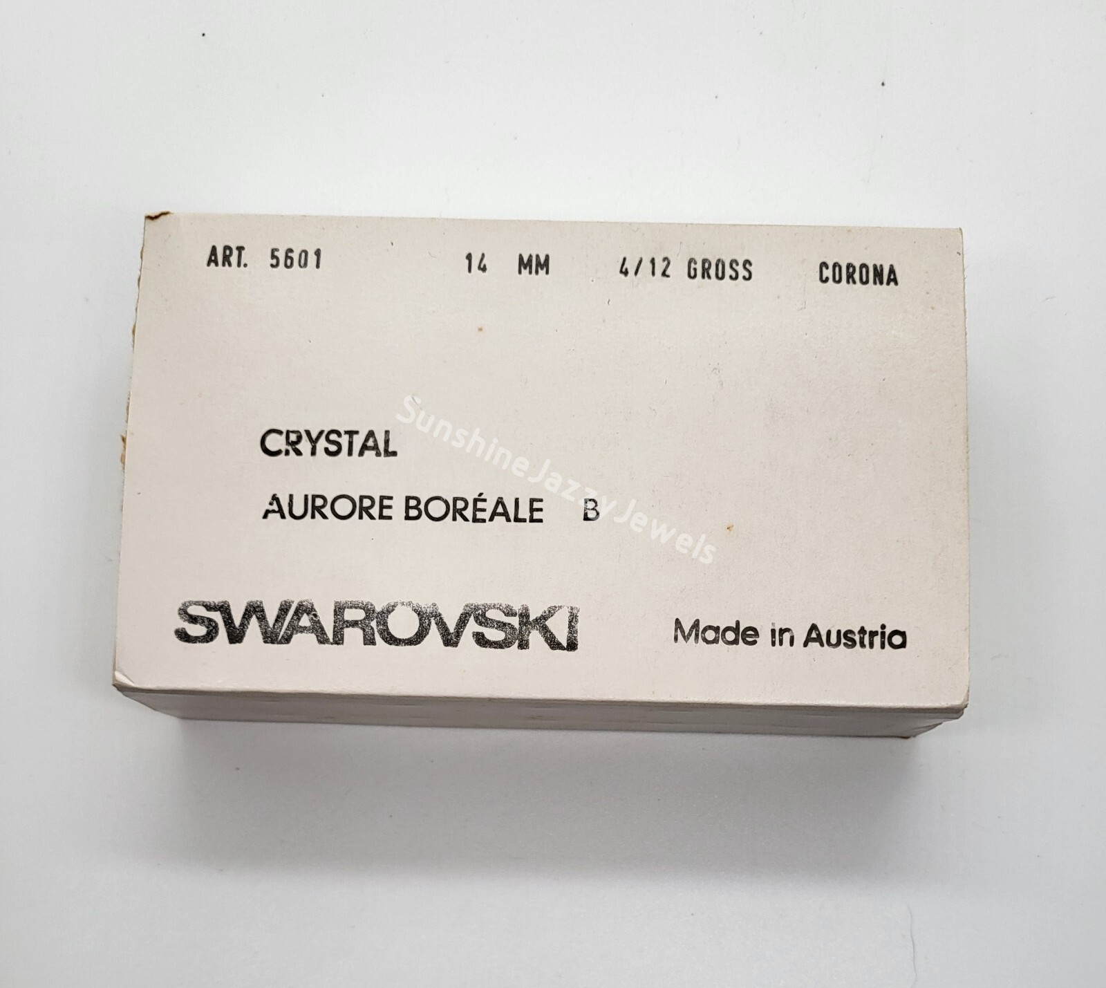 Swarovski Crystal Clear AB Cube 5601 Bead; 5 Sizes: 6mm, 8mm, 10mm, 12mm, 14mm