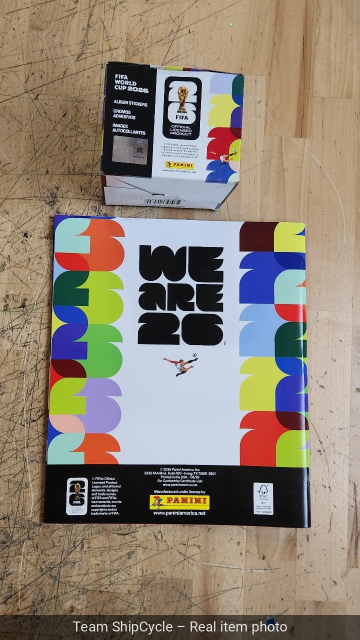 FIFA World Cup 2026 PANINI Stickers 50 packets Soft Cover Album PRESAL G1N