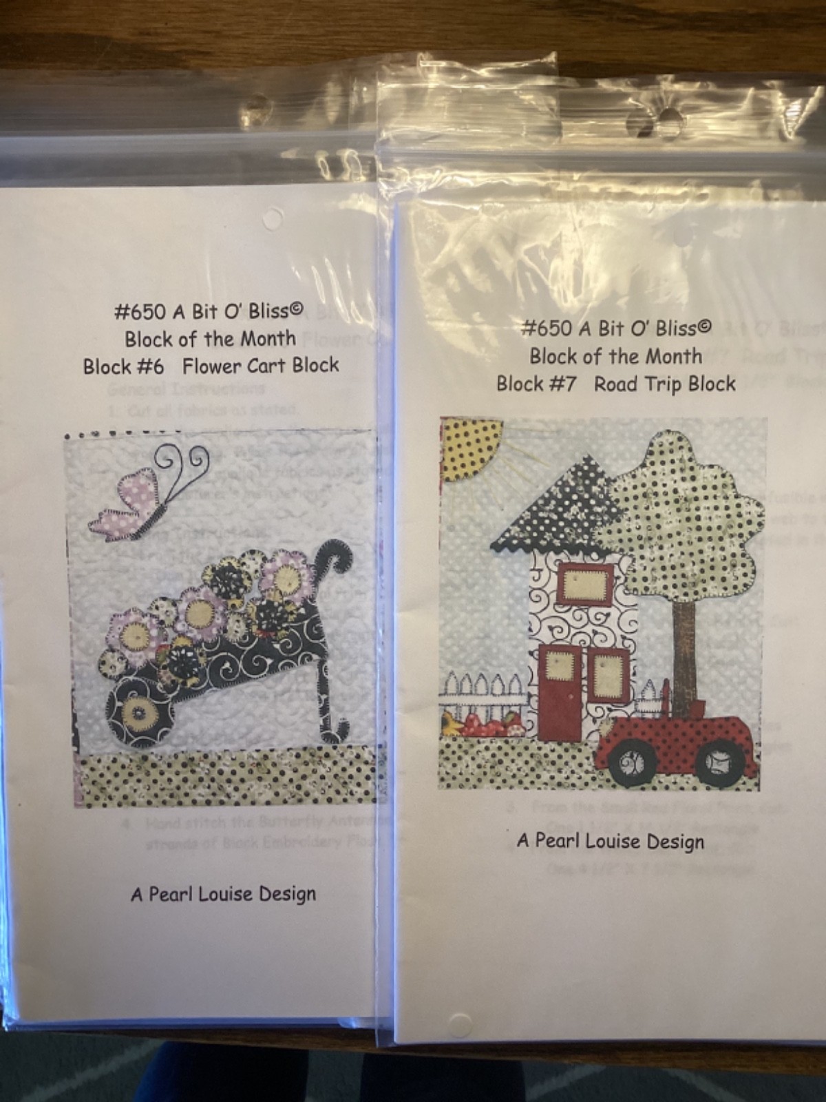 PATTERN A Bit O’ Bliss Block of the Month Quilt 1-11 Full Set NEW Pearl Louise
