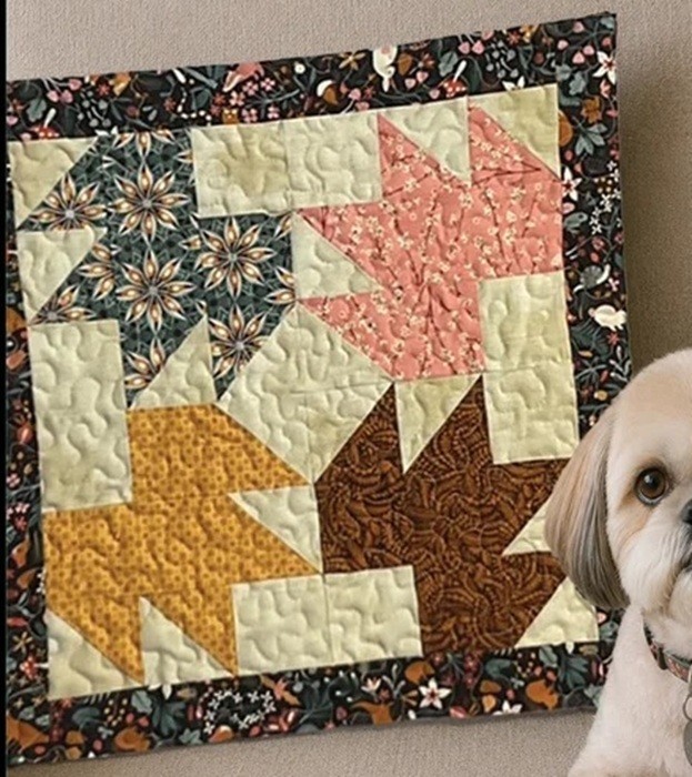 Leaf Twill Pillow Pattern