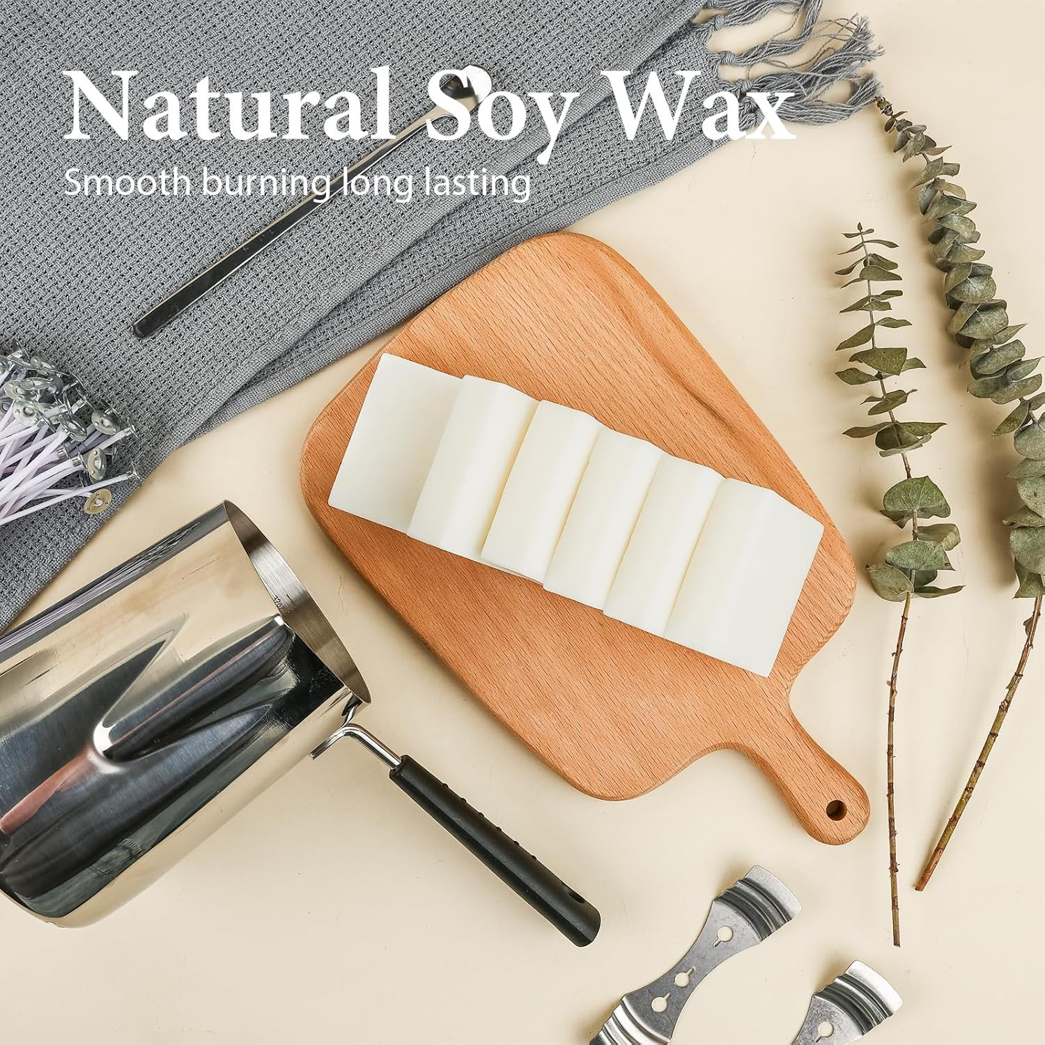 Candle Making Kit,Diy Starter Soy Candle Making Supplies/Kit | Complete Candle M