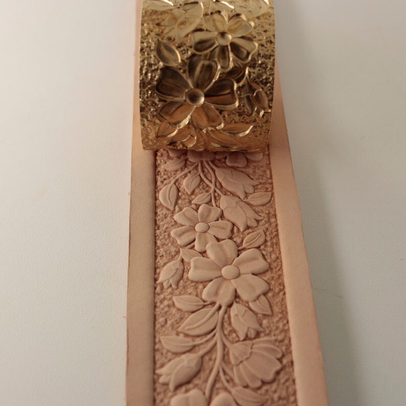 Leather Belt Roller Precision Stamping Tool for Seamless Pattern #Belt Roller 33