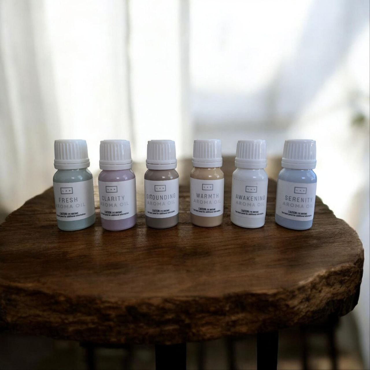 Set of 6 Aroma Oils LAB 0.3 fl oz (10ml) each
