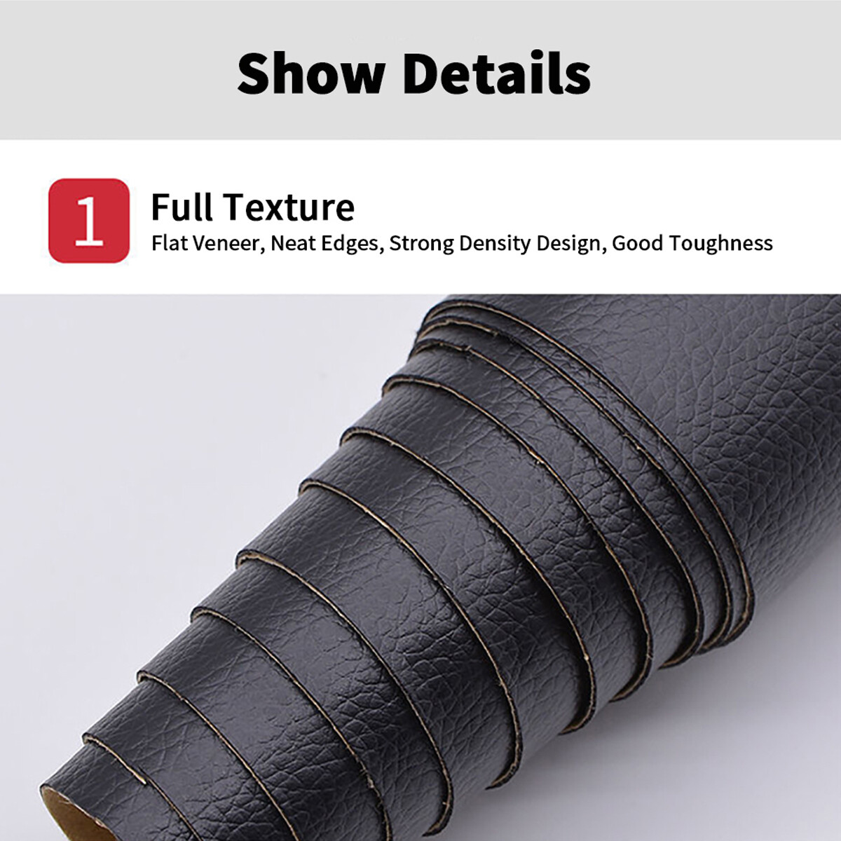 Self Adhesive Vinyl Faux Leather Fabric Repair Patch Kit for Car seat Sofas