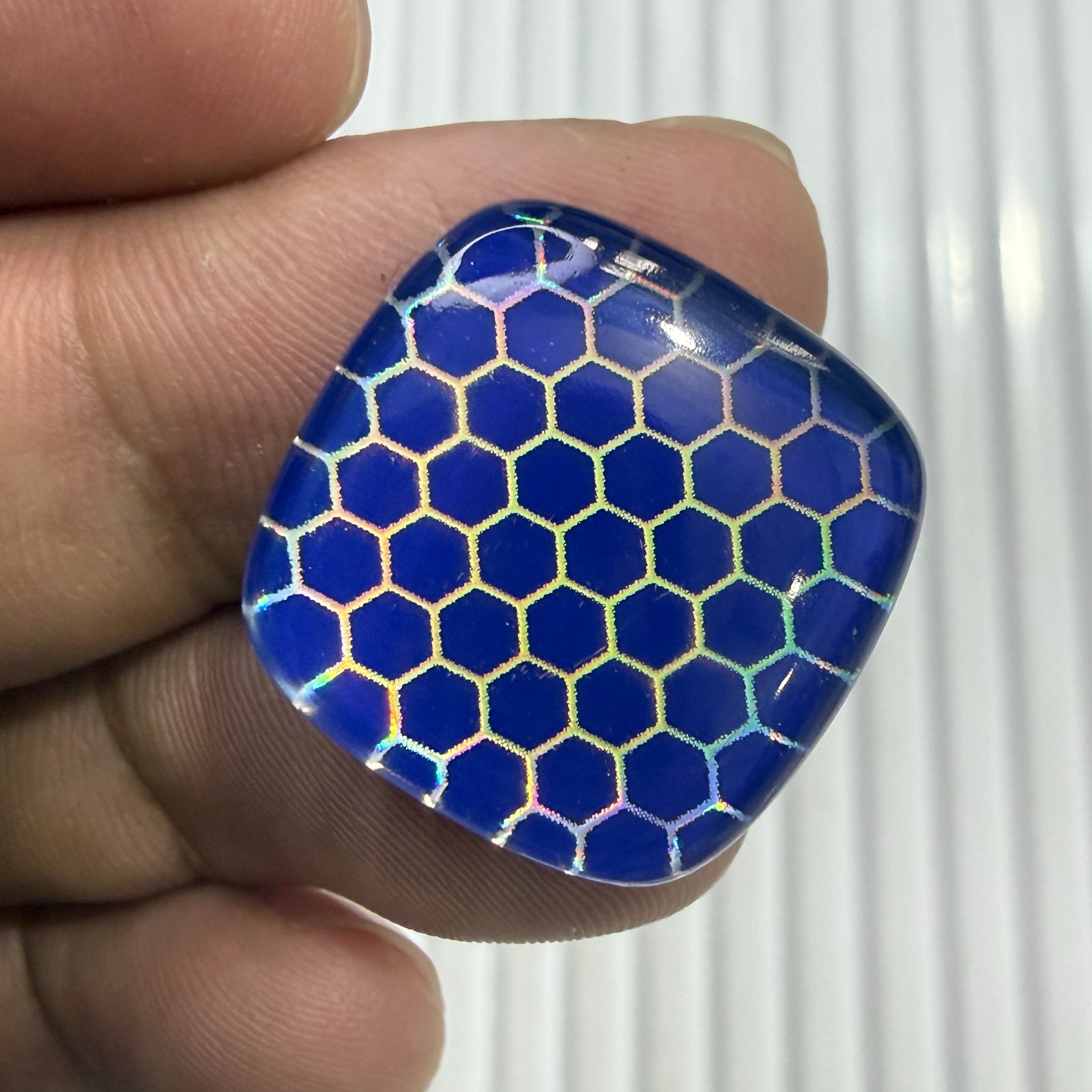 Honeycomb Square Cabochon Gemstone, Handmade Loose Stone, Making For Jewelry