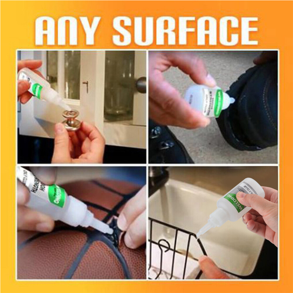 2 Pack Multifunctional Welding High-Strength Oily Glue Universal Super Glue 50g