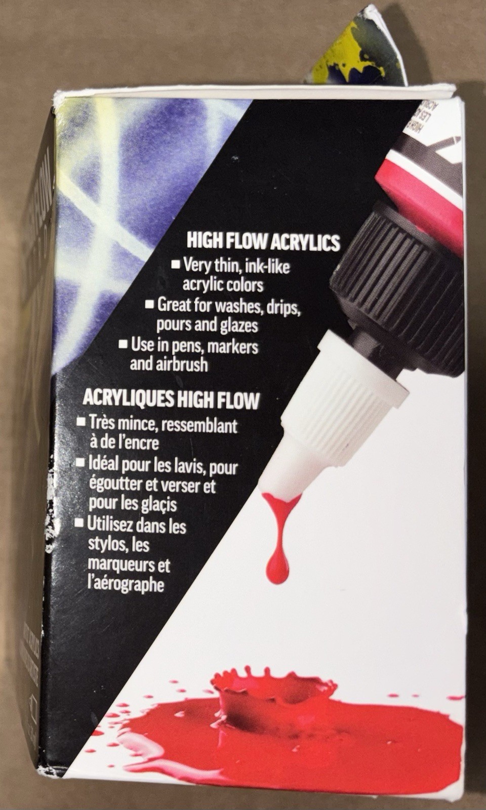 Golden High Flow Artist Acrylics Intro Set of 6 Colors 30ml Art Paint Bottles