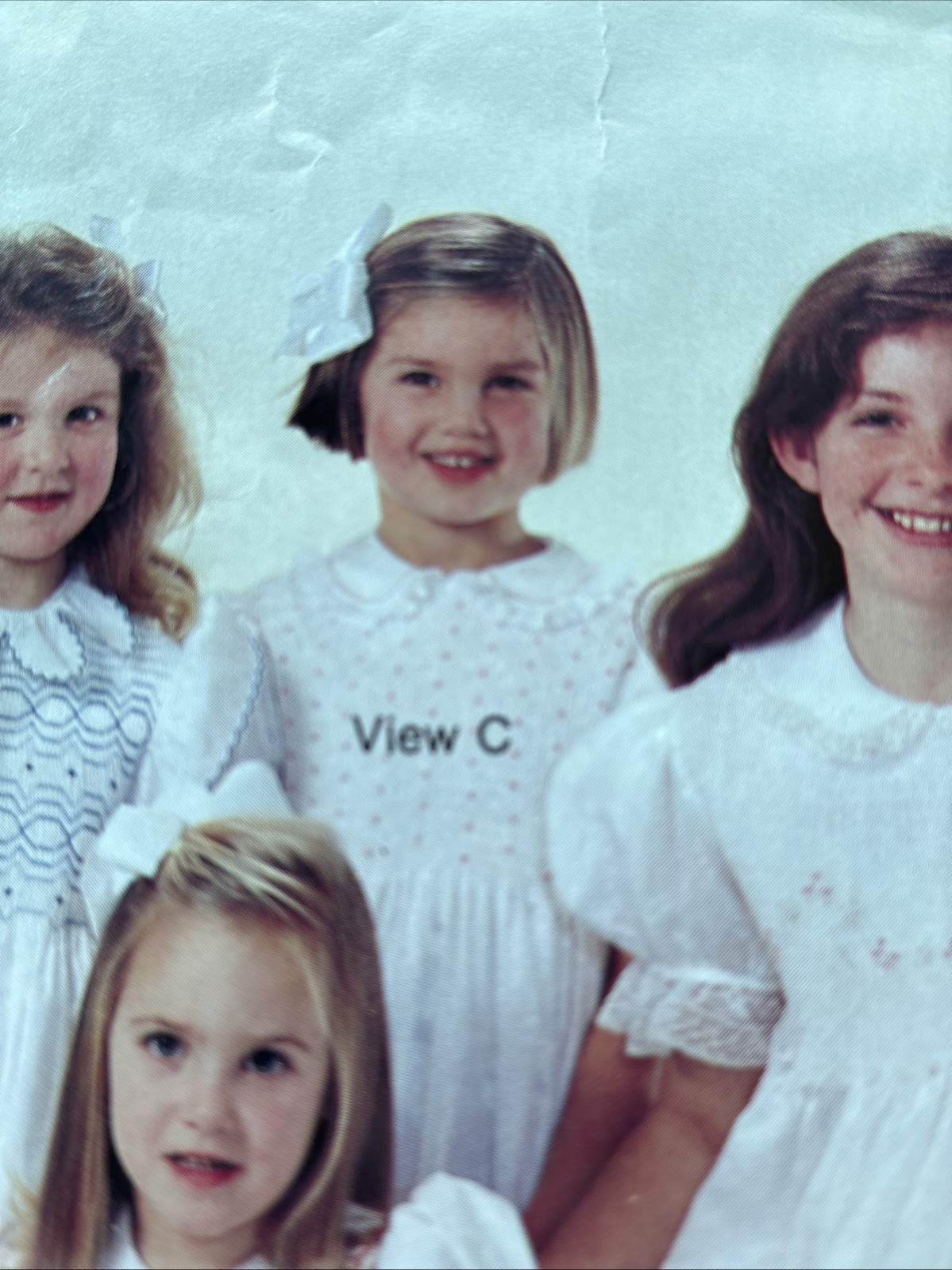 VTG NEW The Children’s Corner Patterns 200 Olivia Smocked Dress Sz 1-4 Uncut