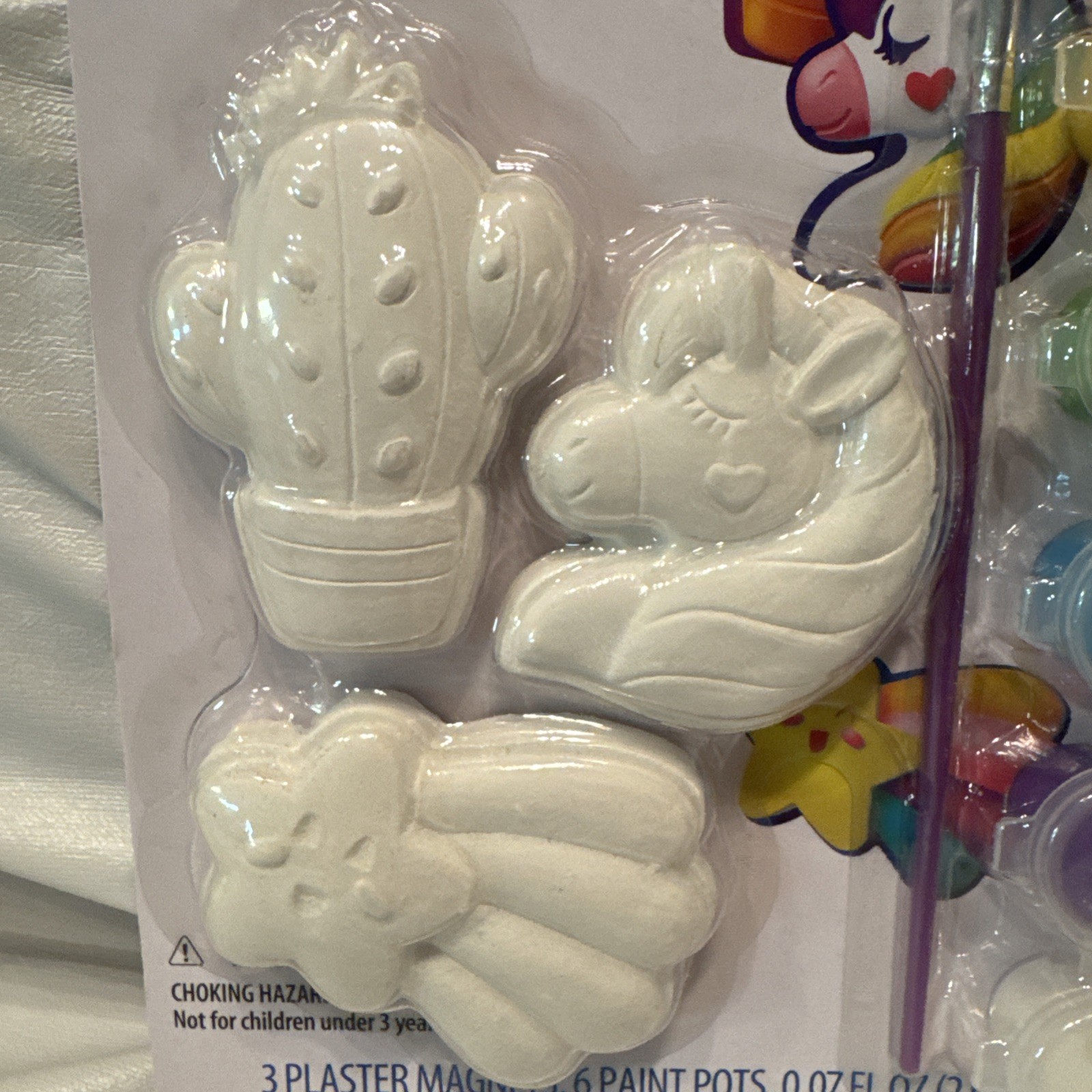 Paint Your Own Magnet Friends, Child Craft Kit