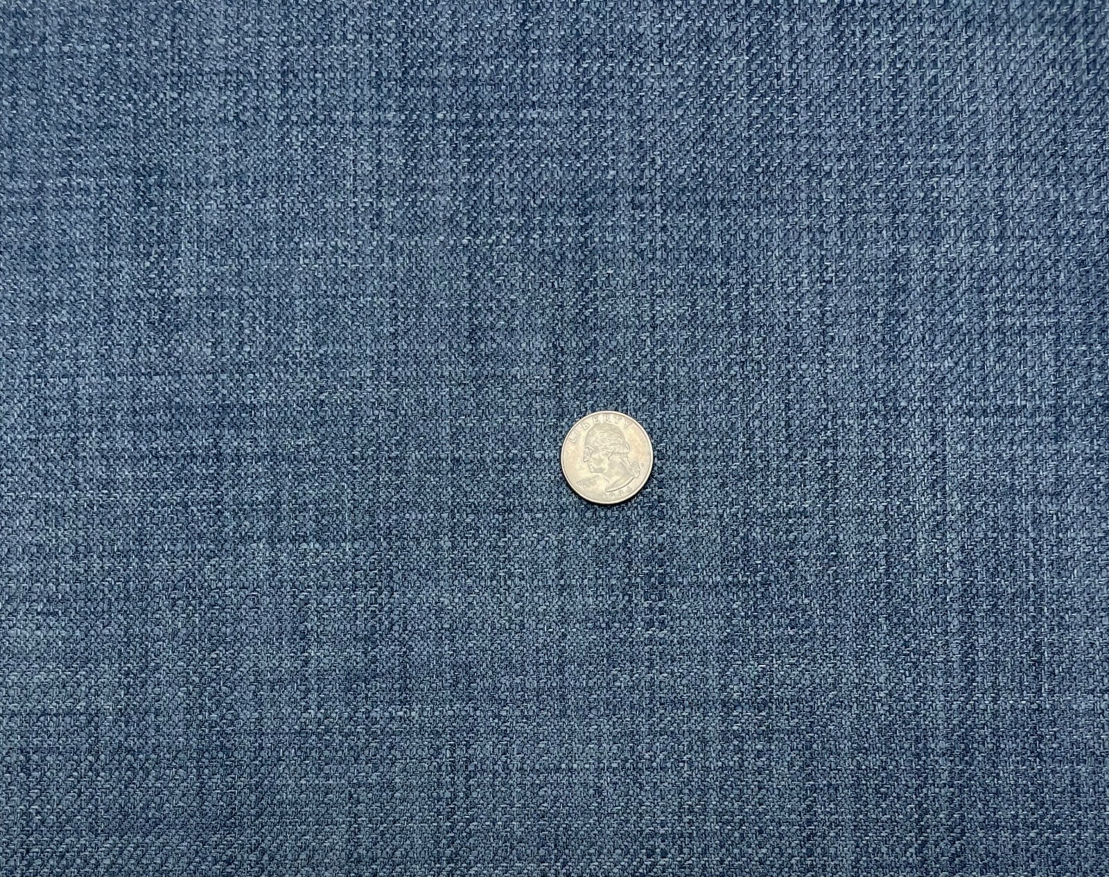 BALLARD DESIGNS SWIFT NAVY BLUE SOLID CRYPTON® FURNITURE FABRIC BY THE YARD 54″W