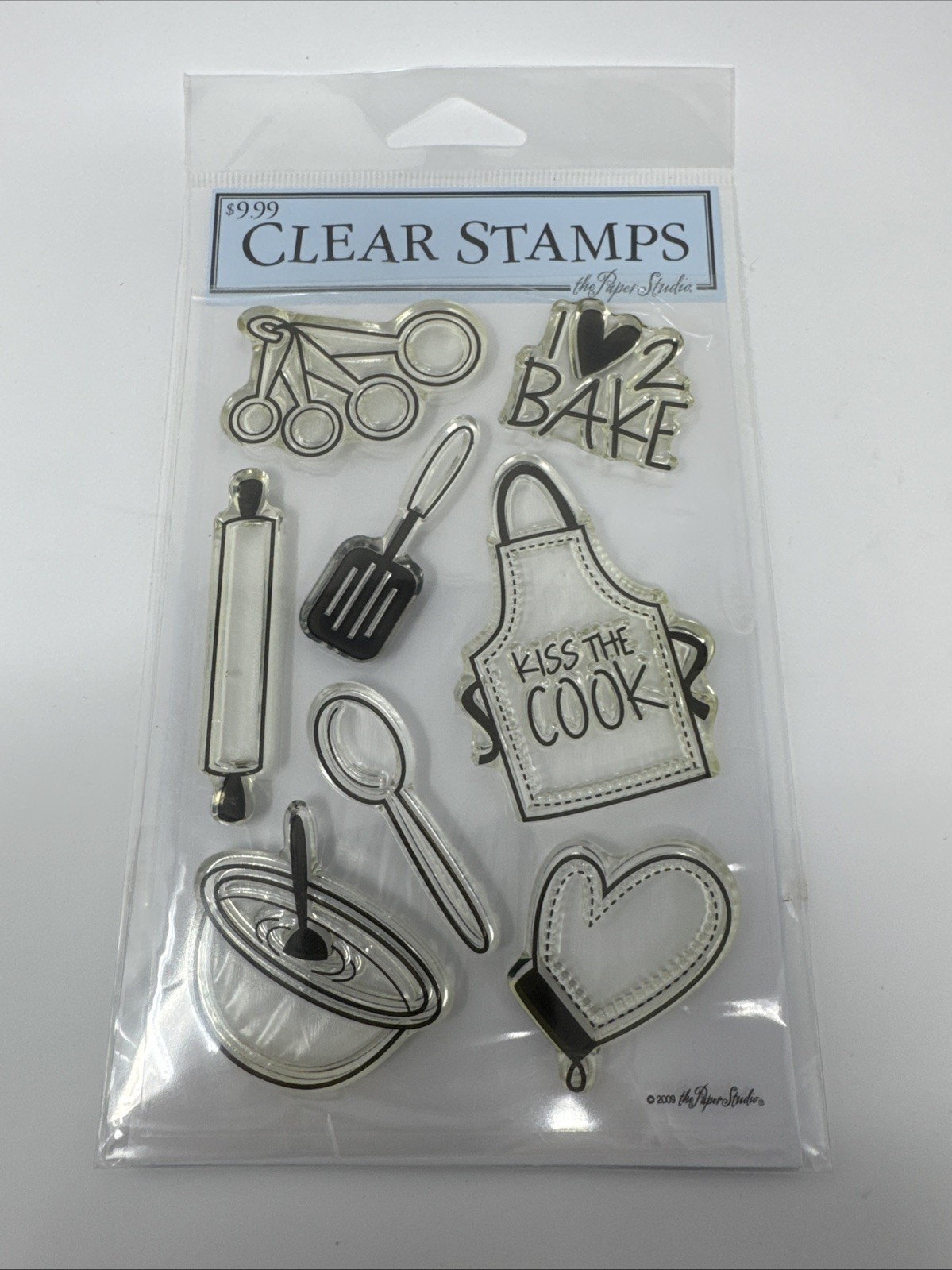 Cooking Baking Clear Stamps Set The Paper Studio New In Package