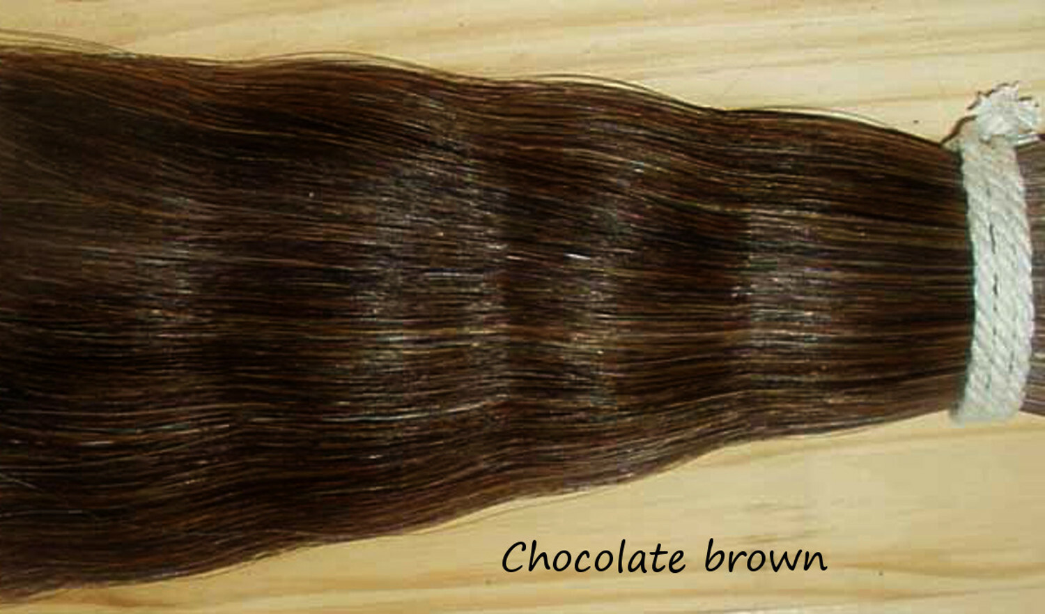Bulk HORSEHAIR, darker brown, horse hair jewelry, CLEAN tail HAIR, 1 ounce