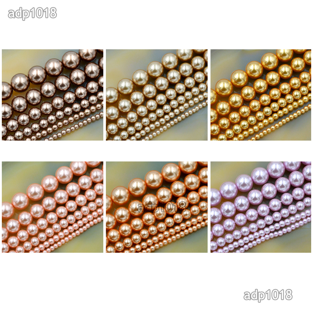 Wholesale Top Quality Czech Glass Pearl Round Beads 16” 3mm 4mm 6mm 8mm 10mm