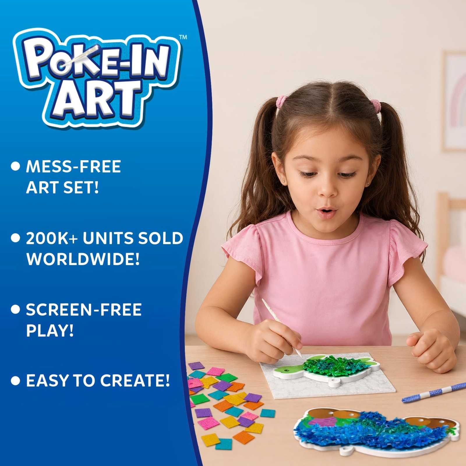 Underwater Animals Wood Craft Kit – DIY Art for Kids, Screen-Free Fun, Ages 4-9