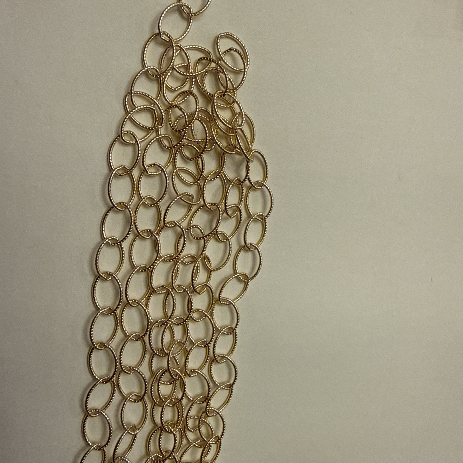 8x6mm 14kt gold filled twisted cable chain 5ft