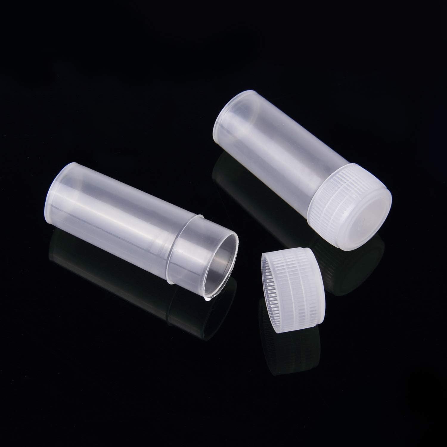 100Pcs 5ML Small Pill Plastic Containers Empty Pill Bottles Sample Bottles Vi…