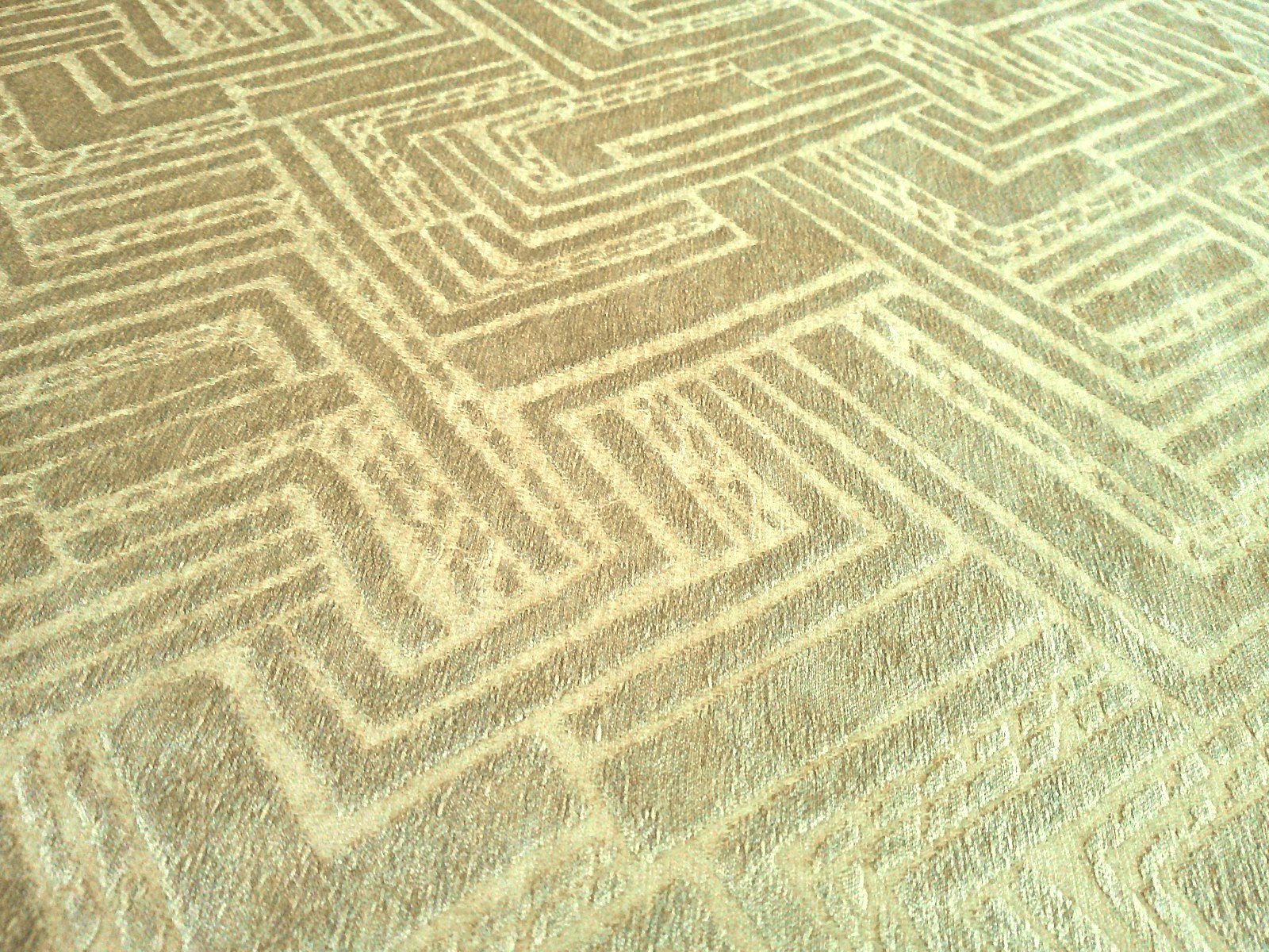 Zinc Textiles Sataria in Ochre Z620/07 Geometric Tone on Tone 3 Yds Luxurious