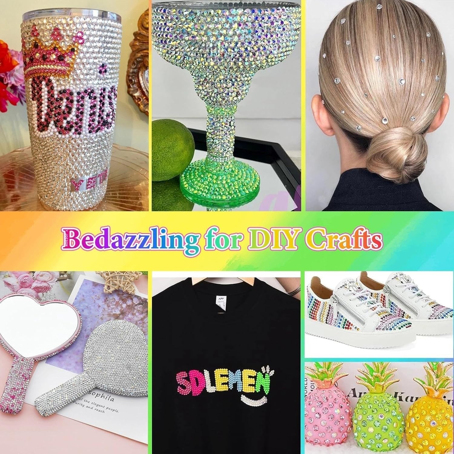 32000-Piece Rhinestone Bedazzling Kit with Tools for Crafts and DIY Projects