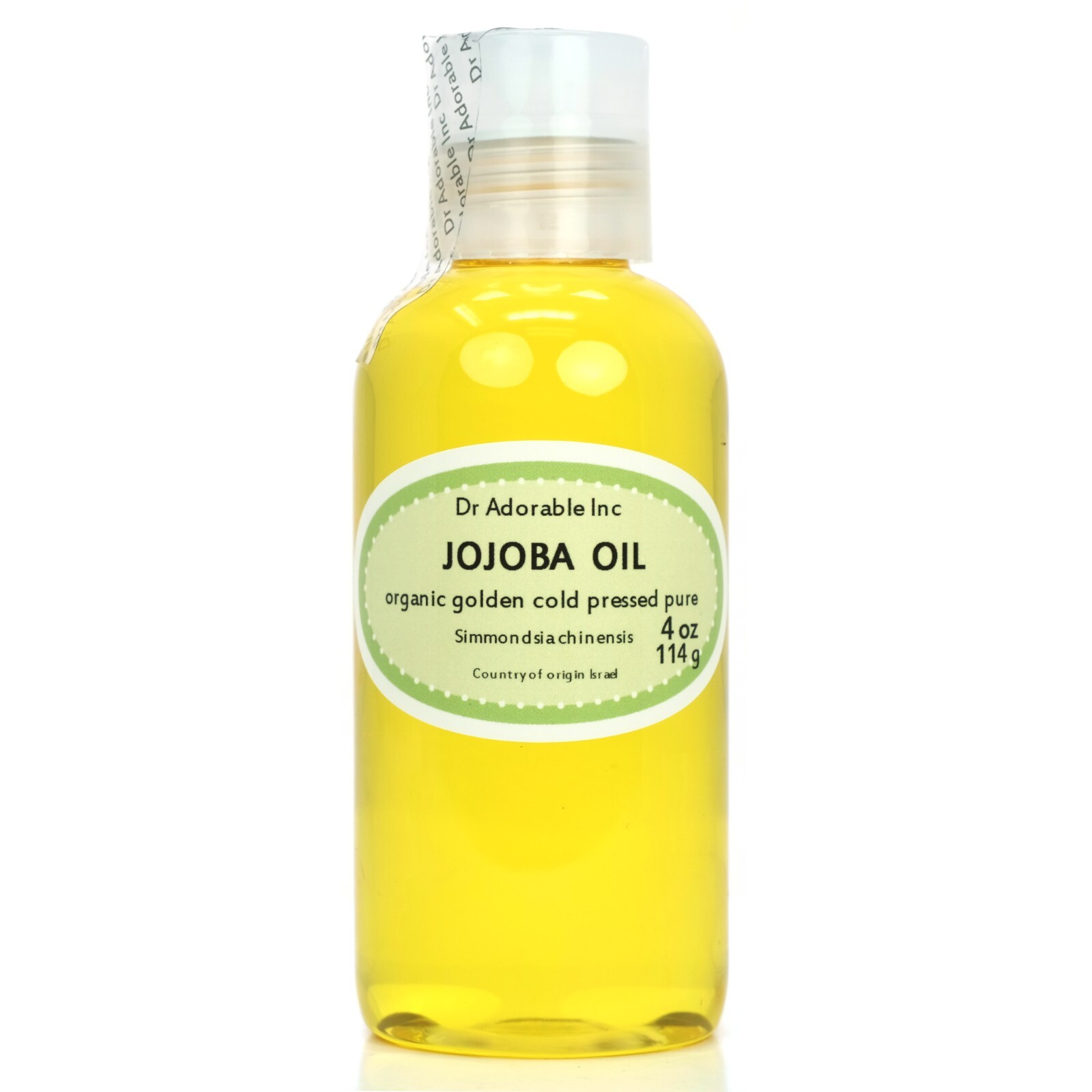 4 OZ JOJOBA OIL 100% Pure Golden Organic UNREFINED COLD PRESSED Skin Hair Care
