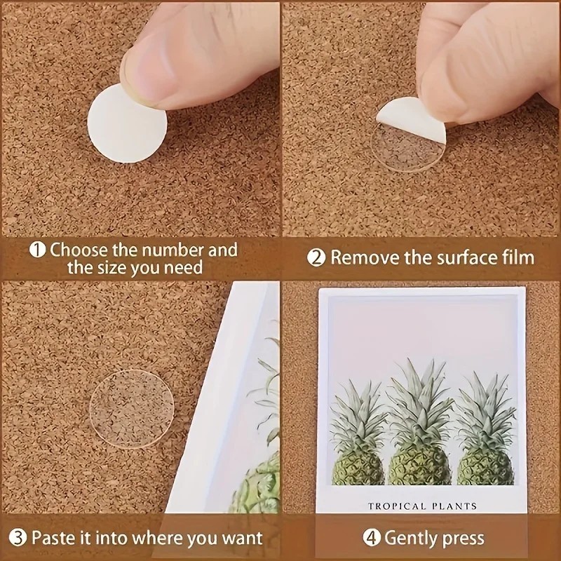 500X Double-Sided Nano Self Adhesive Sticky Tack Gel Dots Removable Glue Sticker