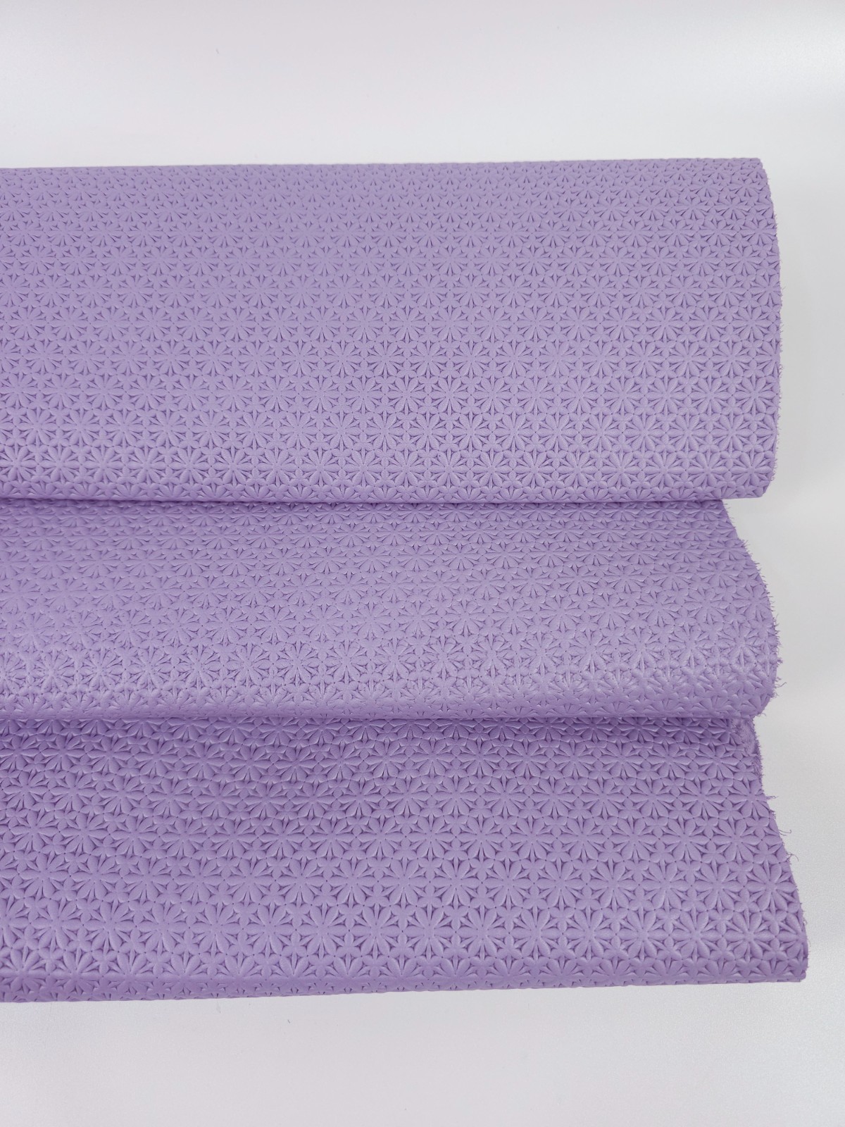 Sweet Lavender Star Anise Embossed Texture Leather