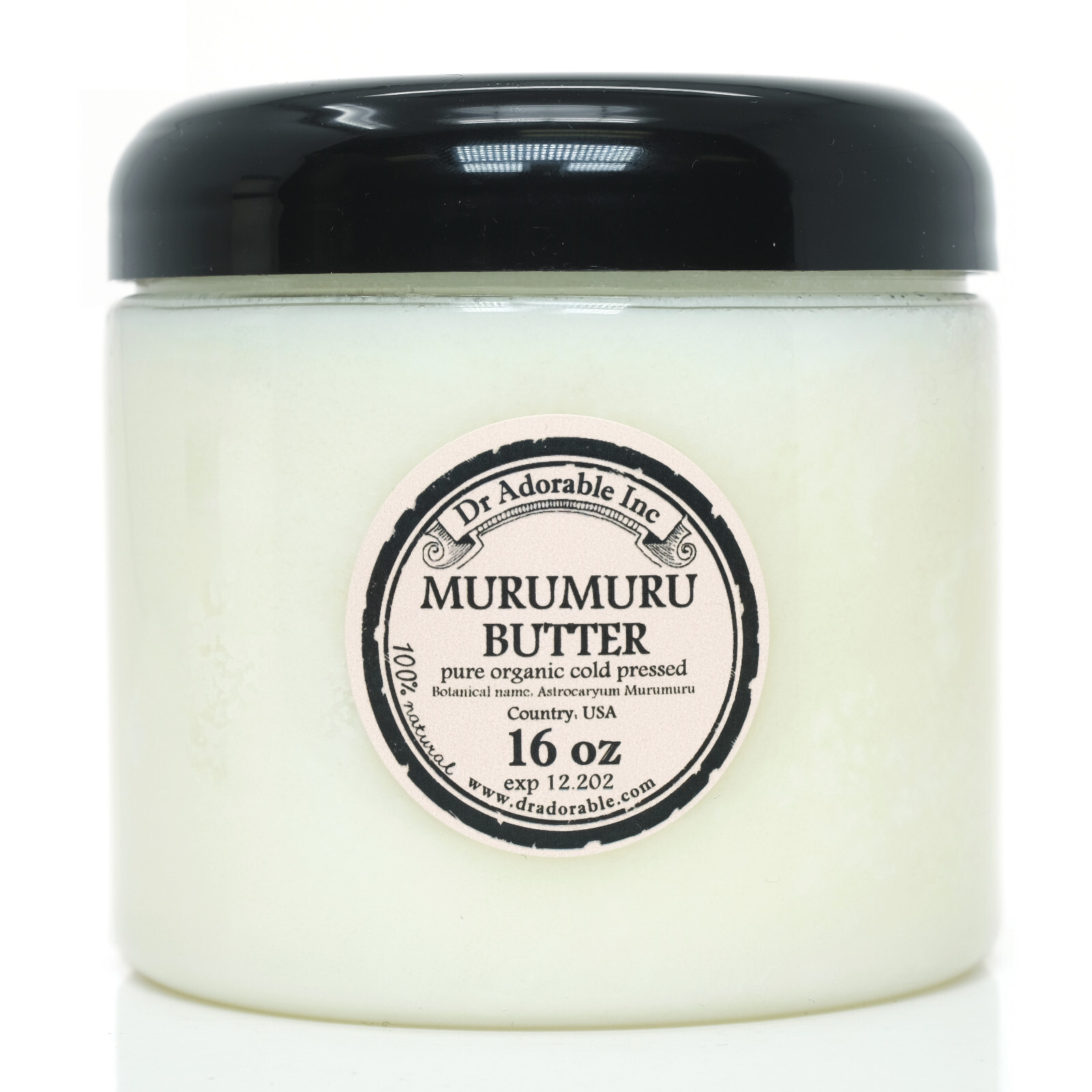 PURE MURUMURU BUTTER ORGANIC FRESH COLD PRESSED NATURAL 2 OZ UP TO 12 LB